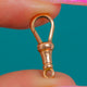 Antique 9ct Gold Dog Clip