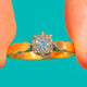 18ct Gold Solitär-Diamant-Verlobungsring, 0,20ct