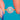 Front view showing the round Opal and stepped Diamond border (A0309)