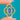 Reverse of 15ct Gold quatrefoil pendant, showing open gemstone settings