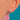 14ct Gold Opal Stud Earrings, close worn view of round Opal