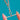 Chunky Fancy Antique Silver Albert Chain 3 x Dog-Clips & Removable T-bar, 14", Silver chain fittings on blue background