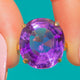 Cocktailring aus 9ct Gold mit 20,00ct Amethyst-Solitär