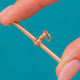 Antiker Anhänger aus 9 Karat Gold mit T-Bar