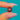 Deep-red oval Garnet with a central Pearl and Gold jump ring