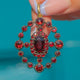 Antike viktorianische Granat-Cluster-Anhänger 8.45ct