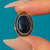 Viktorianischer 9ct Gold Bulls Eye Banded Achat Anhänger