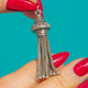 Ornate Dome-Topped Victorian Silver Tassel Pendant