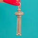 Ornate Victorian Silver Tassel Pendant