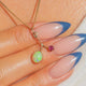 Antique 9ct Gold Opal Ruby Berry Charm