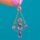 Lavalier-Anhänger mit Amethyst im 15ct Gold