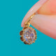 Antique 18ct Rose Gold Foiled Rose-Cut Diamond Charm, 0.75ct