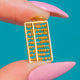 14ct Gold Abacus Charm
