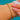 Armband aus 9 Karat Gold mit kunstvollen Doppel-CC-Gliedern, antikes Federring-Schloss