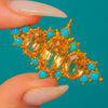 Georgian 18ct Gold Topaz Turquoise Brooch / Pendant c.1820