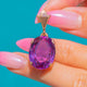 Large 14ct Gold Colour-Change Sapphire Pendant, 14.50ct Synthetic Sapphire