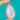Silver reverse of butterfly wing pendant with partially obscured DEN stamp