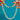 17.5" 14ct Gold Art Deco Mother of Pearl Balamuti Bead Necklace