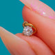 Antiker Anhänger aus 15ct Gold und Platin mit Diamant
