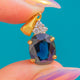 18ct Gold & Platinum 4.10ct Natural Sapphire Diamond Pendant