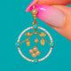 Antique 18ct Gold Turquoise Pearl Enamel Pendant c.1880