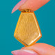 Art Deco Anhänger in Pentagonform aus 9ct Gold