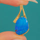 Art Nouveau 18ct Boulder Opal Pendant
