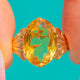 9ct Gold Citrine Solitaire Ring, 5.20cts Citrine