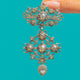 Impressive French Georgian Silver Paste Drop Pendant in Box