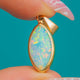Vintage 9ct Gold Marquise Shaped Opal Drop Charm