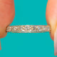 Art Deco Platin-Diamant-Eternity-Ring, 0,50ct Diamanten