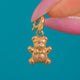 Kostbarer 9ct Gold Teddybär-Anhänger