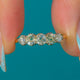 18ct Gold Old Mine Cut Diamond Five Stone Ring 1.00ct