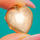 Classic Antique 9ct Gold Puffy Heart Locket