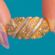 Antique 9ct Rosy Gold Keeper Ring c.1913