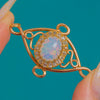 Victorian 18ct Gold Opal & Diamant Anhänger