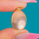 Aesthetic Antique 9ct Rose Gold Domed Disk Charm